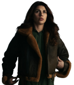 Troll 2 Marion Brown Shearling Jacket - Image 3